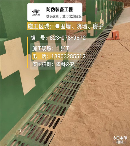 磐石 例如在抖音上有“迷彩墙，外围墙面挡 - 星空数码迷彩漆施工队