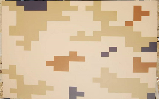 磐石荒漠迷彩漆喷涂